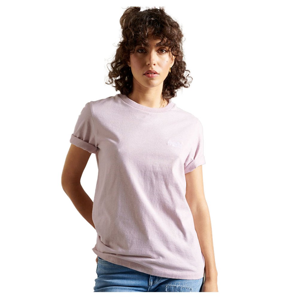 Clothing Superdry Orange Label Classic Short Sleeve T-Shirt Pink