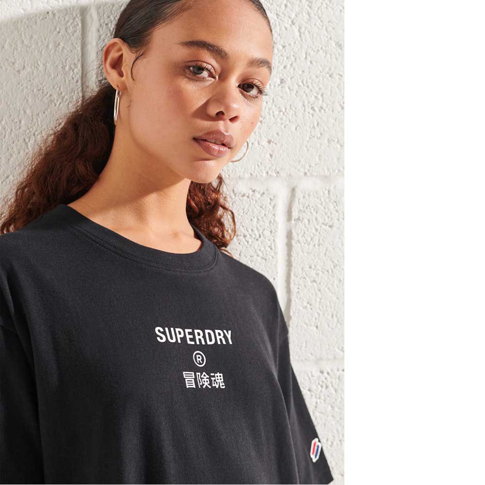 Clothing Superdry Corporate Logo Short Sleeve T-Shirt Black