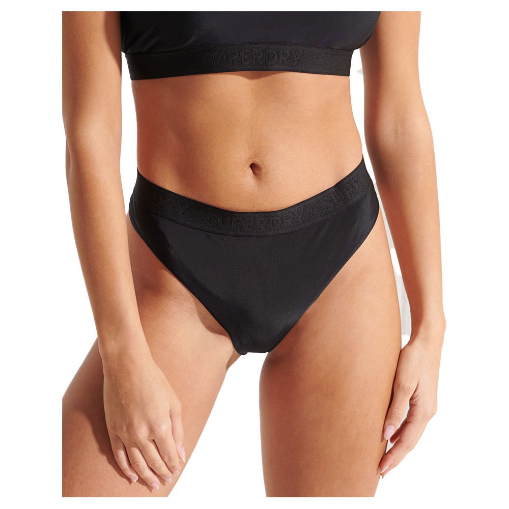 Swimwear Superdry Sport Brief Bikini Bottom Black