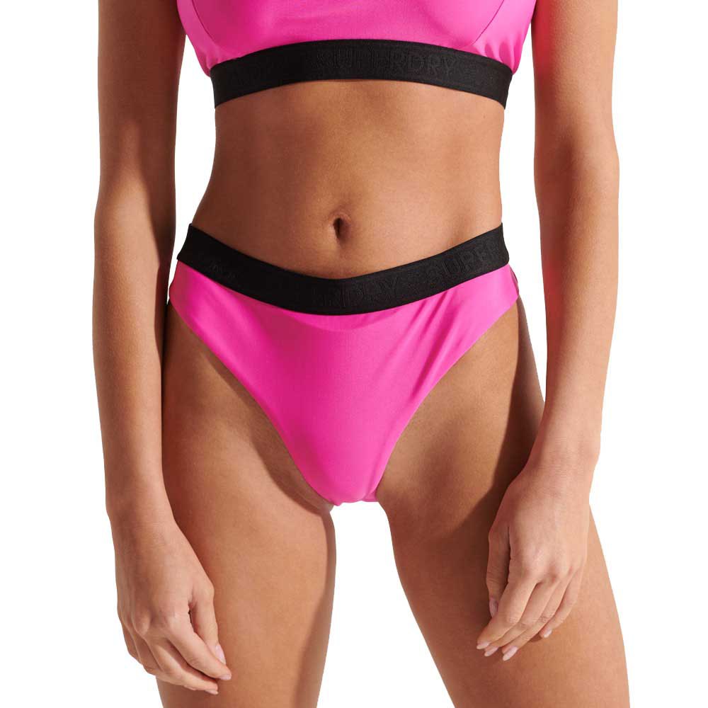Swimwear Superdry Sport Brief Bikini Bottom Pink