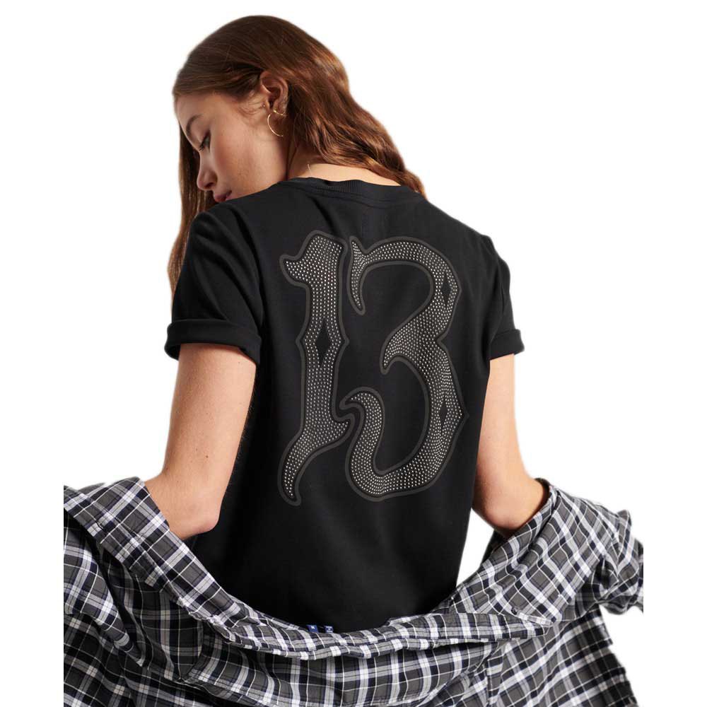 T-shirts Superdry Bohemian Band Crew Short Sleeve T-Shirt Black