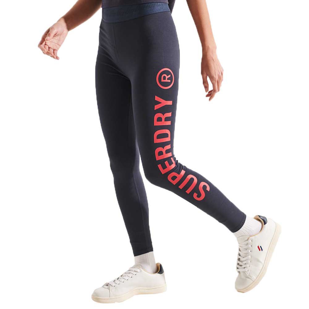 Collants Superdry Essential 7/8 Eclipse Navy / Red