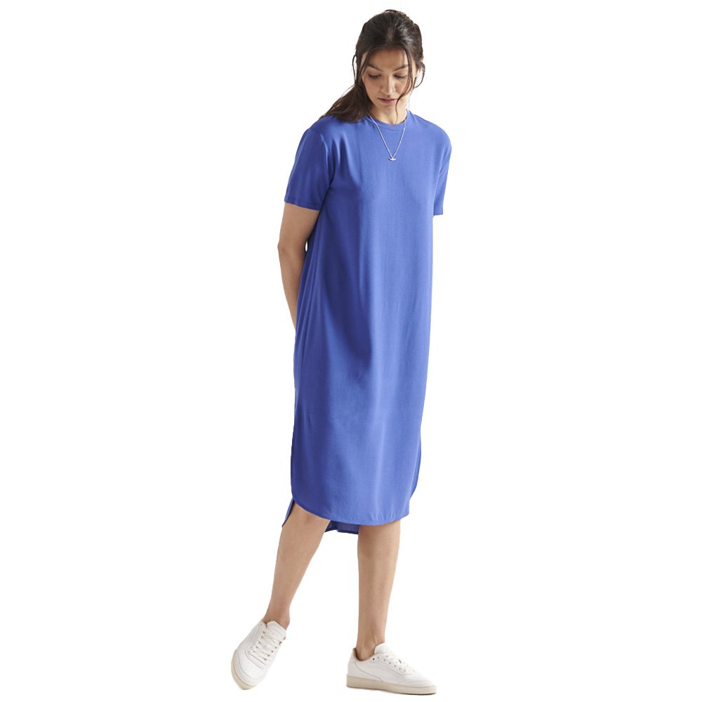 Dresses Superdry Curve Hem Shift Dress Blue