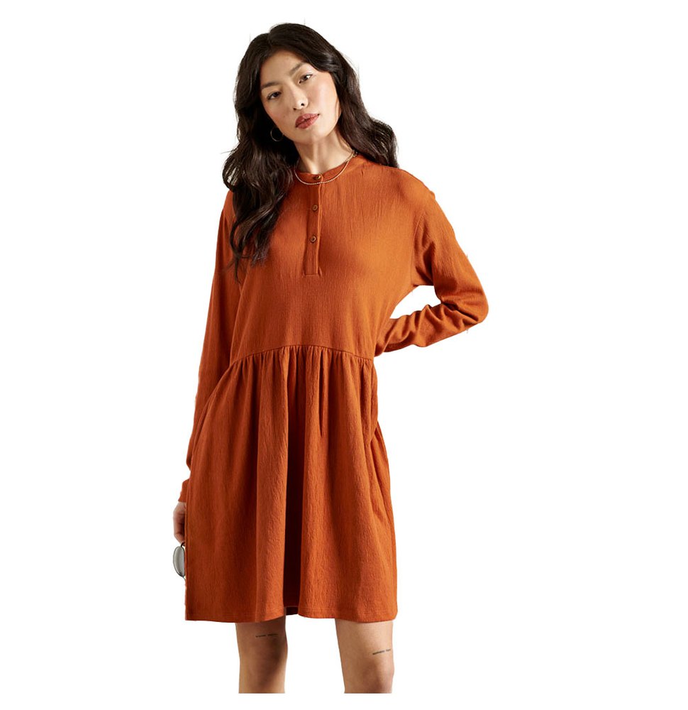 Dresses Superdry Jersey Mini Short Dress Orange