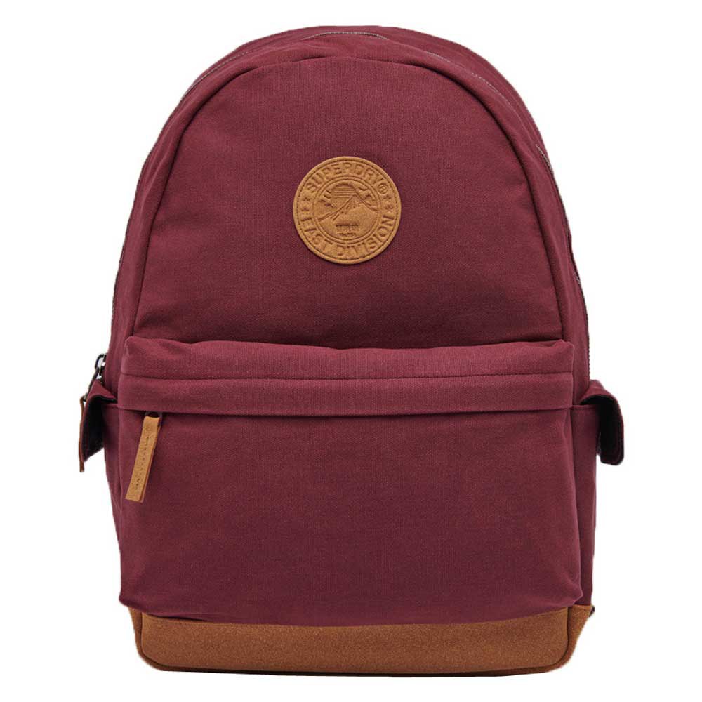  Superdry Waxed Canvas Montana Backpack Red