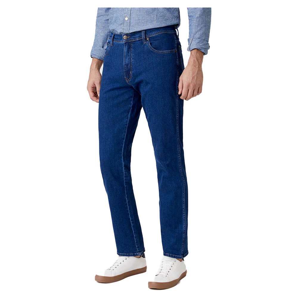 Clothing Wrangler Texas Slim Jeans Blue
