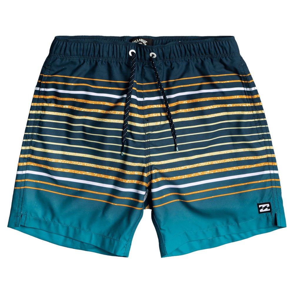 Swimwear Billabong Sprayed Stripes Swimming Shorts Blue