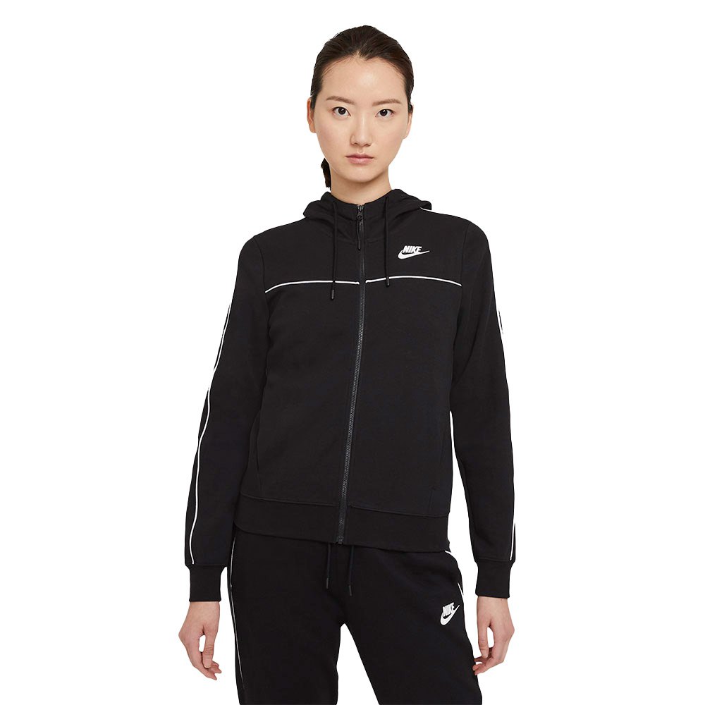 Vêtements Nike Sweat Avec Fermeture Sportswear Millennium Essential Black / White