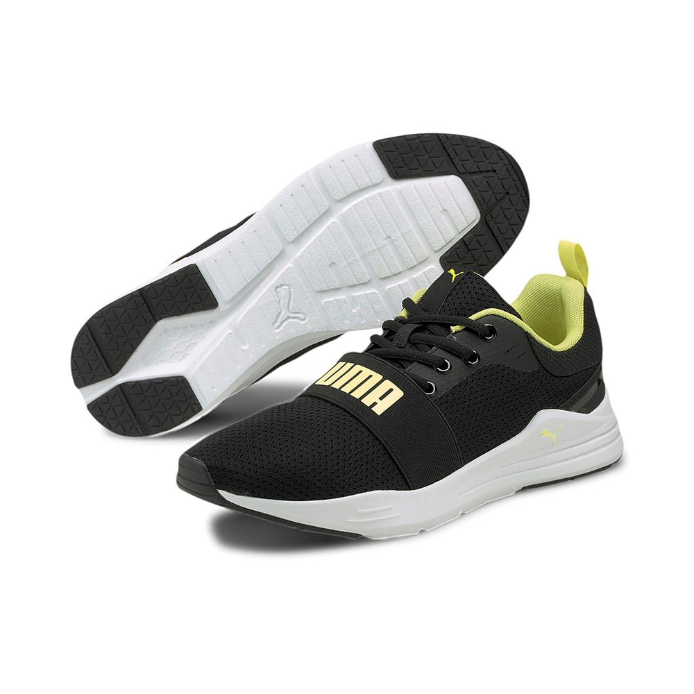 Shoes Puma Wired Run Trainers Black