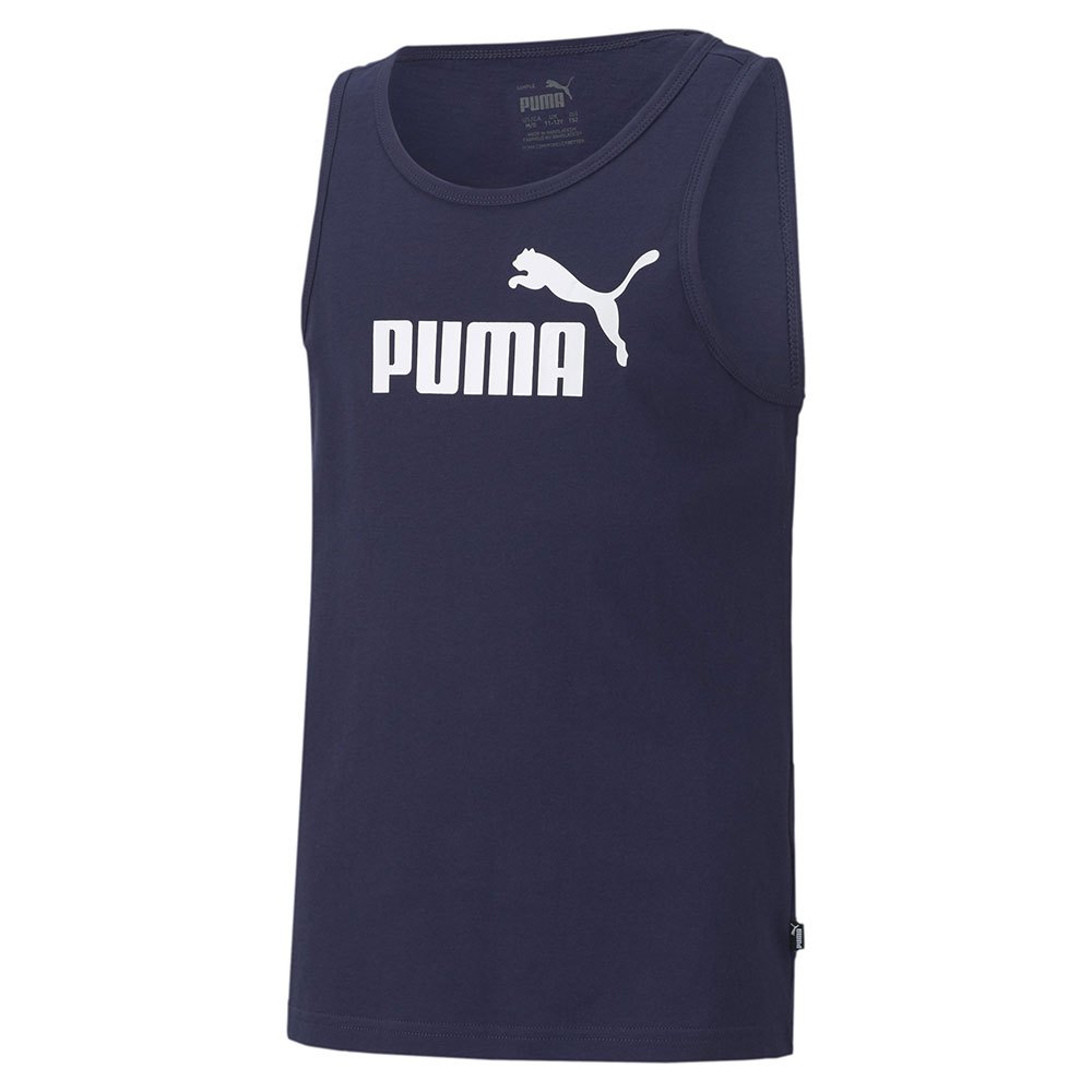 Clothing Puma Essential Sleeveless T-Shirt Blue