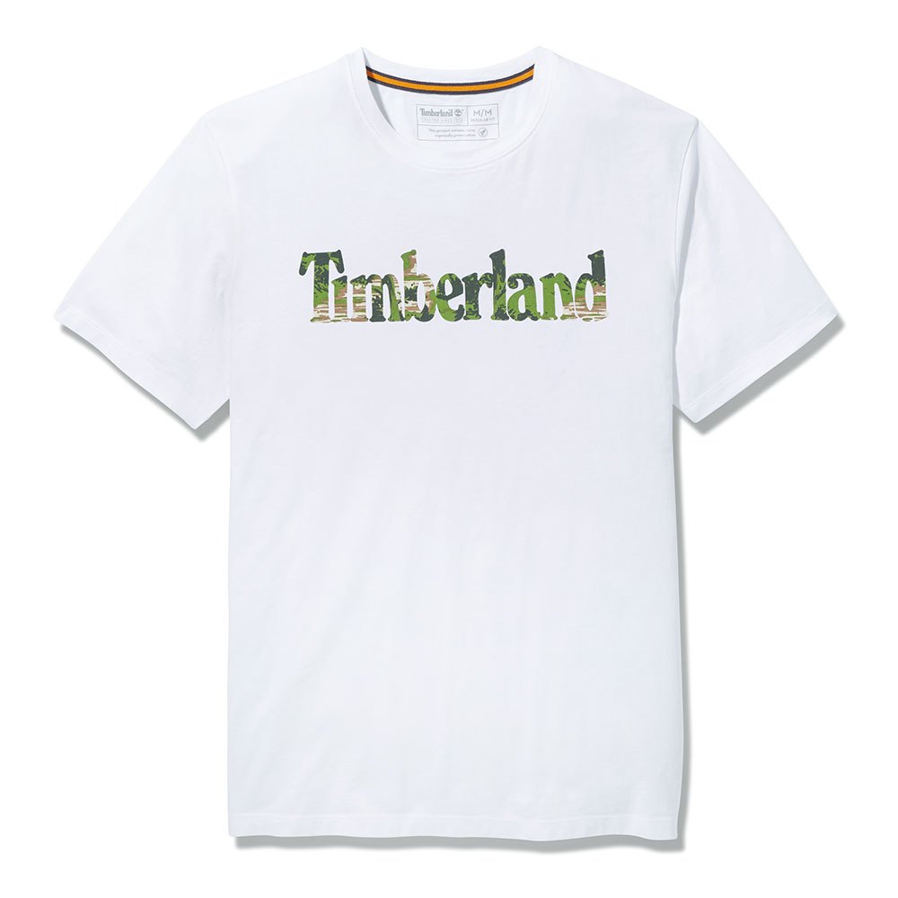 Timberland Kennebe River Seasonal Pattern Linear Logo Short Sleeve TShirt 