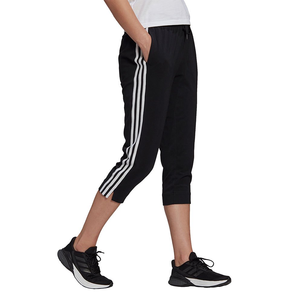 Femme adidas Pantalon Essentials Single Jersey 3/4 Black / White