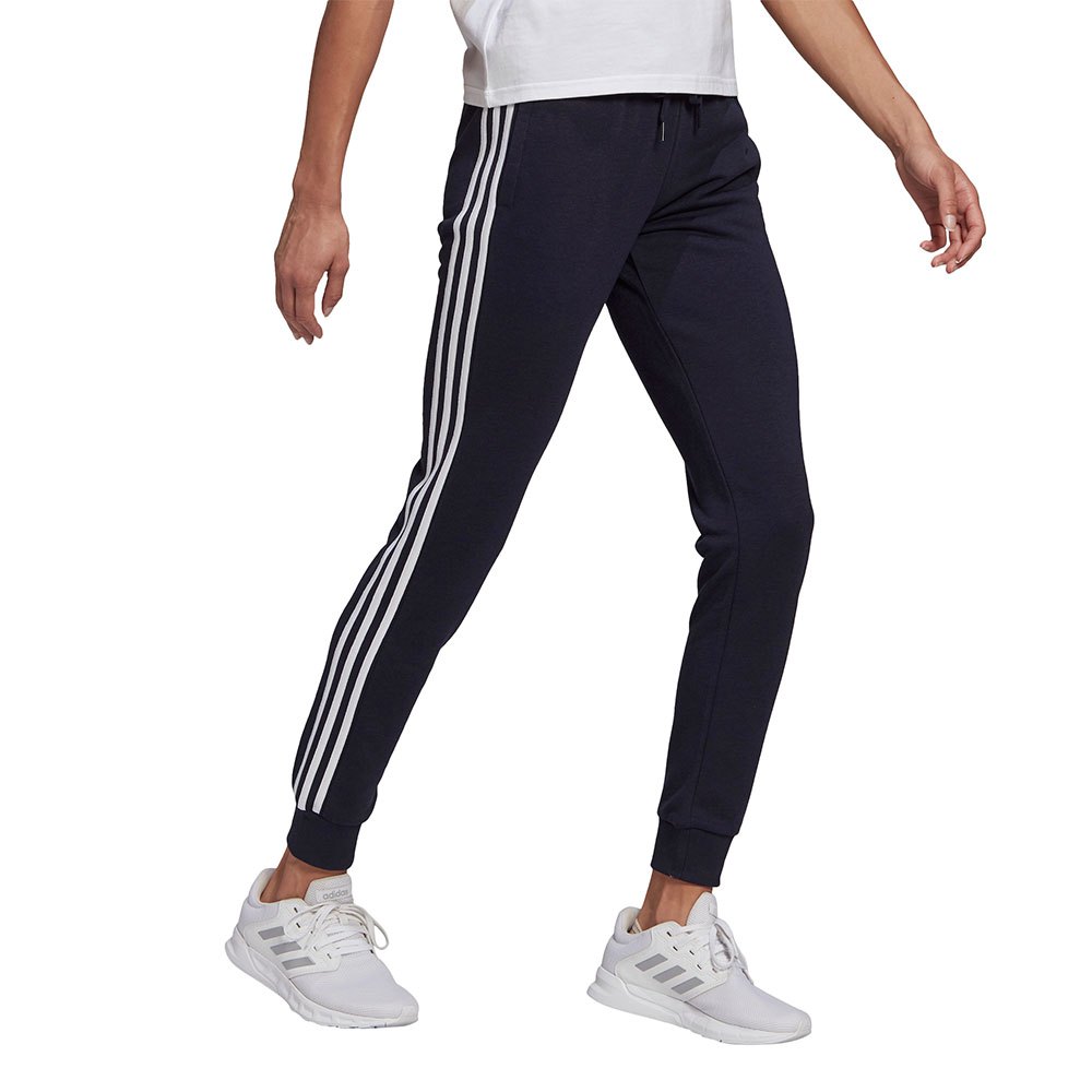 Vêtements adidas Pantalon Essentials French Terry 3 Stripes Legend Ink / White