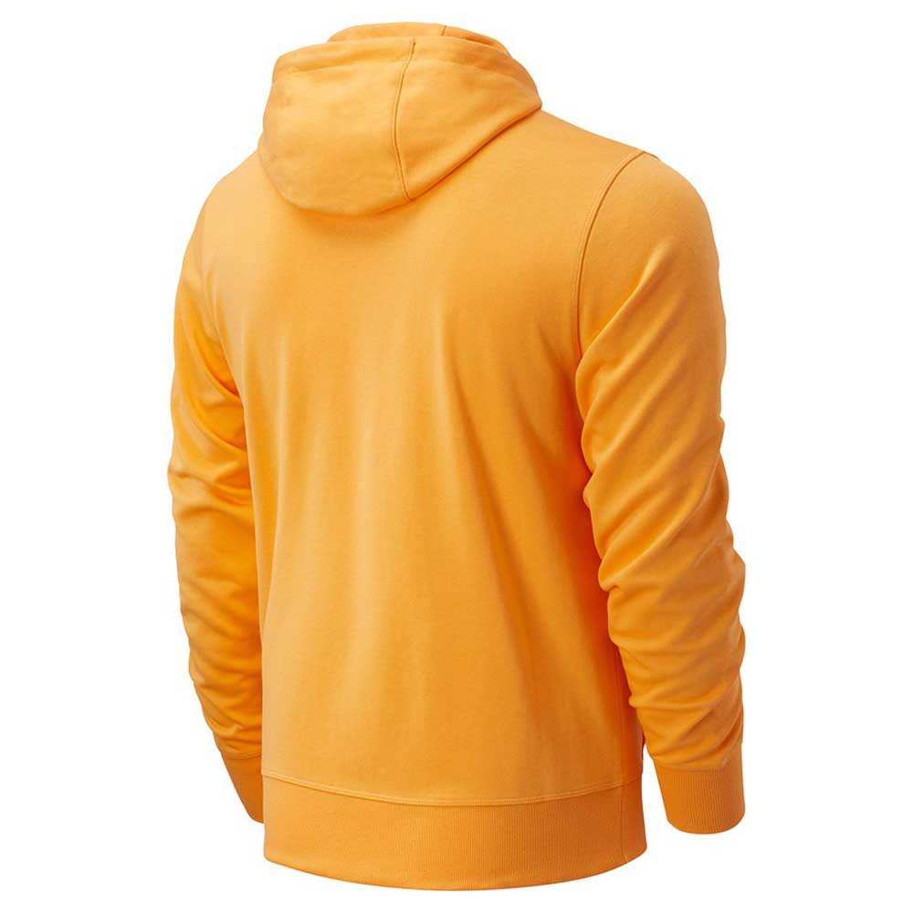 Men New Balance Essentials Stacked Logo Hoodie Orange