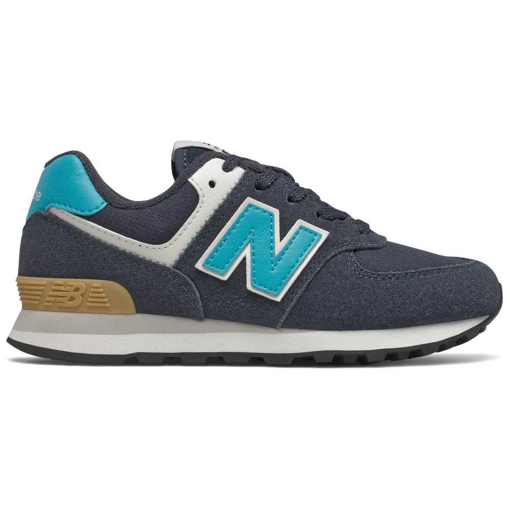 Chaussures New Balance Baskets Larges 574 Modern Sleek PS Navy / Blue / White
