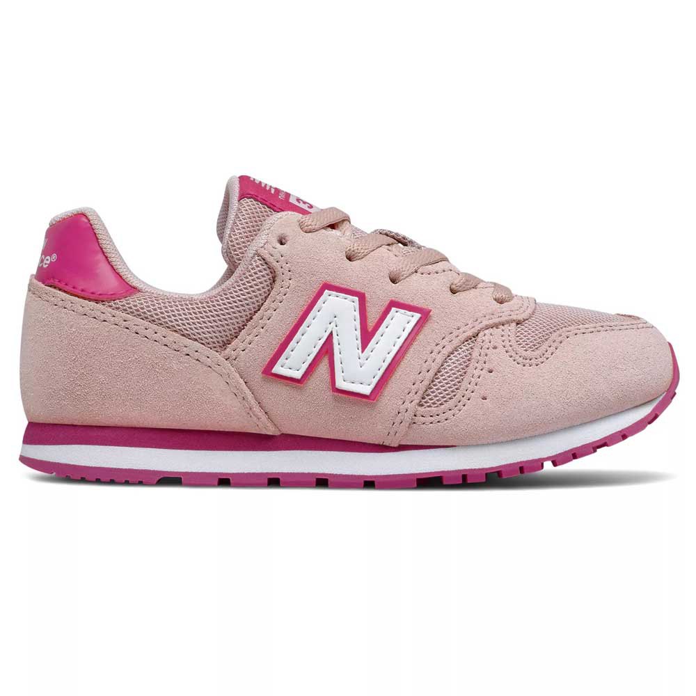 Chaussures New Balance Baskets Larges Junior 373 Pink / White
