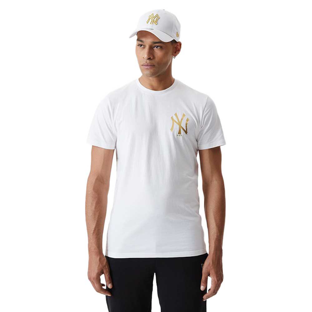 Clothing New Era Metallic New York Yankees Short Sleeve T-Shirt White