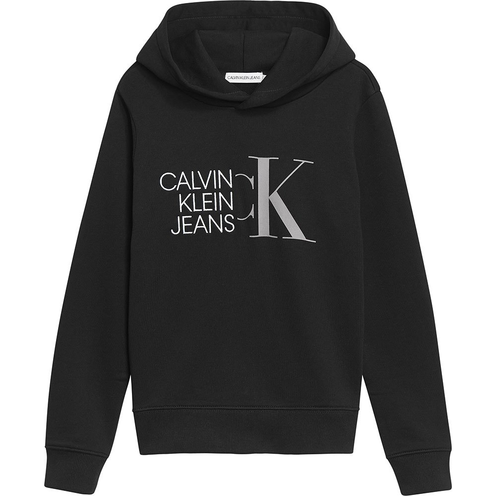 Boy Calvin Klein Hybrid Logo Hoodie Black