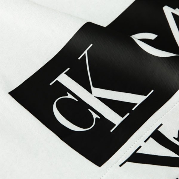 T-shirts Calvin Klein Mirrored Logo Boxy Short Sleeve T-Shirt Black
