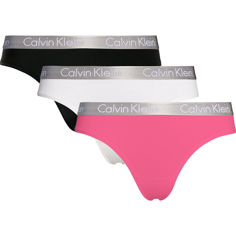 Clothing Calvin Klein Thong 3 Units Pink