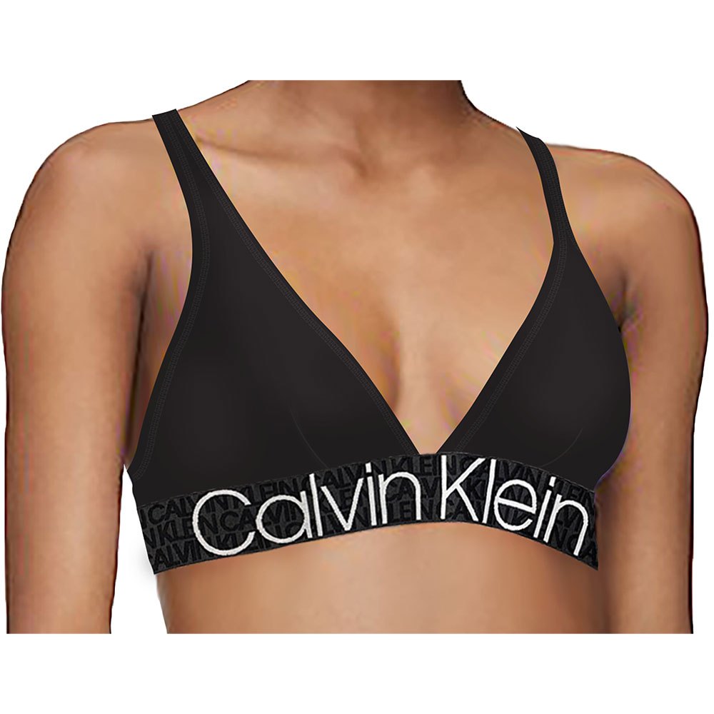 Women Calvin Klein Unlined Triangle Bra Black