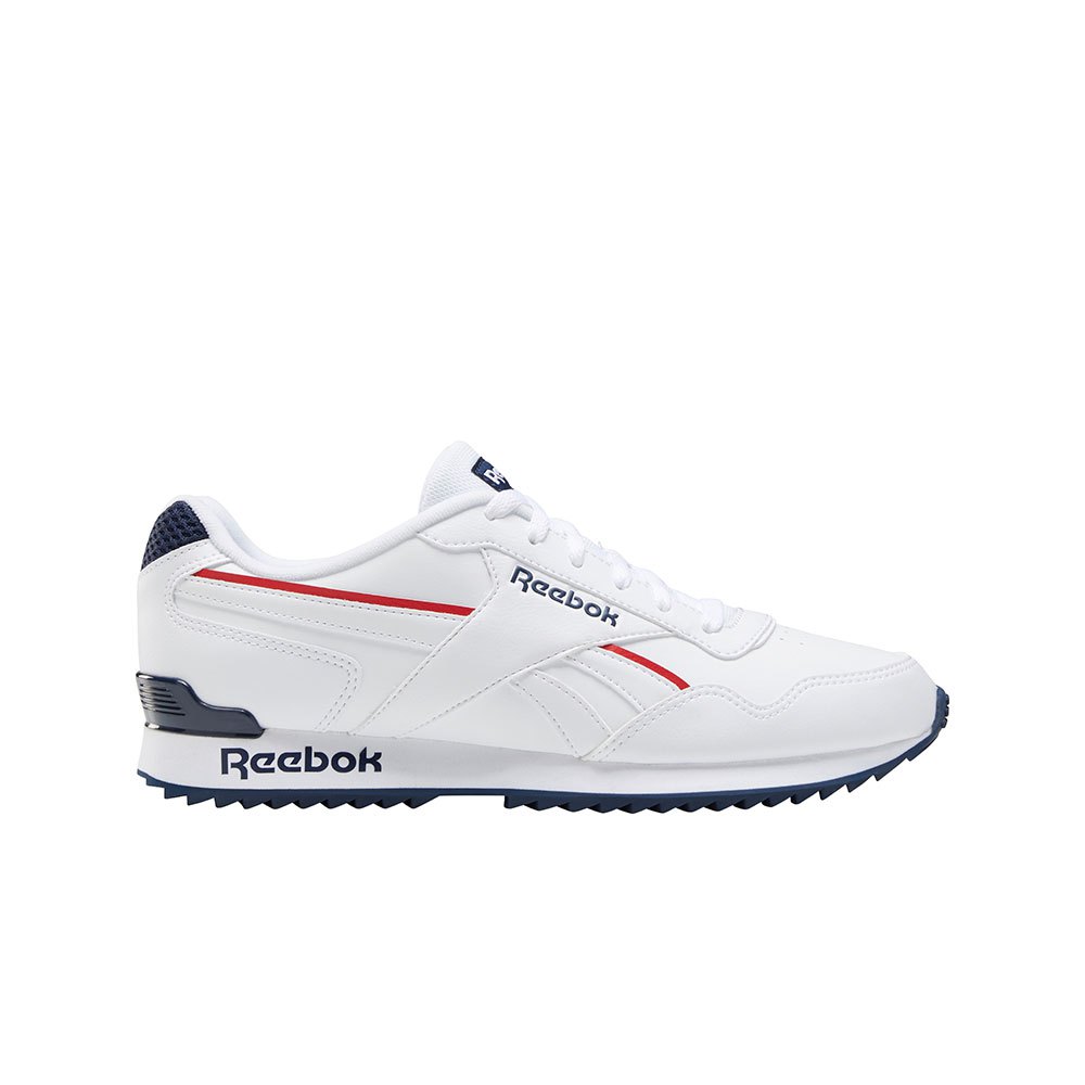 Homme Reebok Formateurs Royal Glide Ripple Clip White / Collegiate Navy / Vector Red
