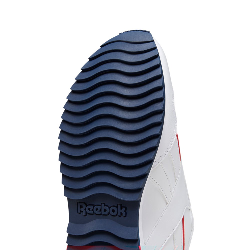 Homme Reebok Formateurs Royal Glide Ripple Clip White / Collegiate Navy / Vector Red