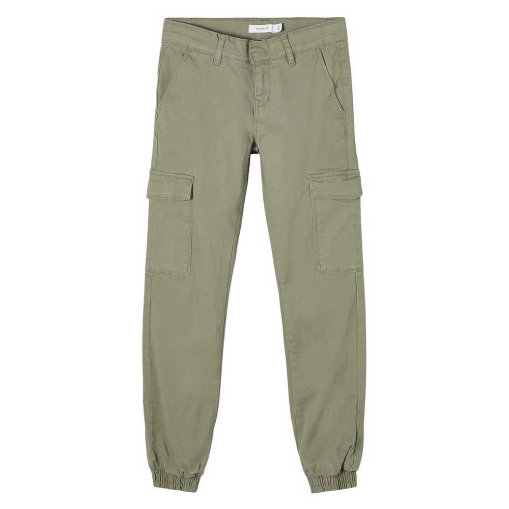Clothing Name It Sea Twithlses Anckle Cargo Long Pants Green