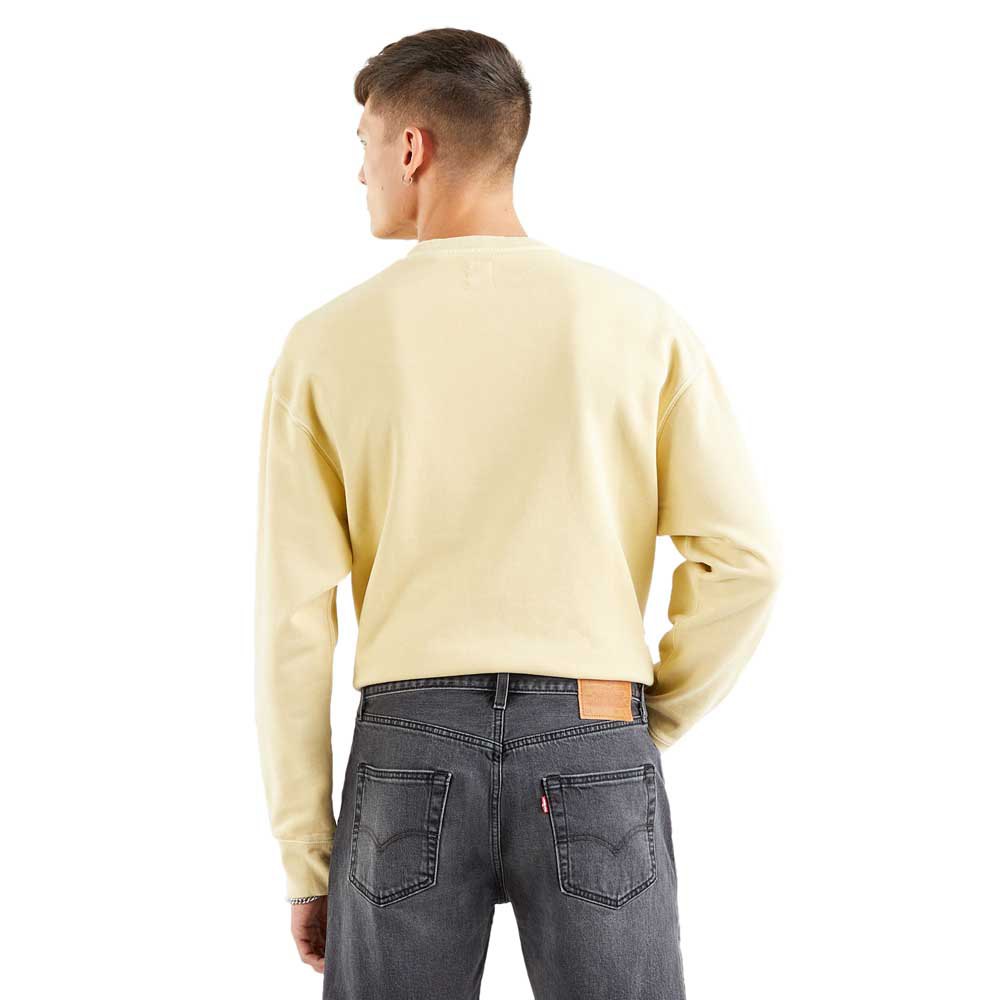 Sweatshirts And Hoodies Levi´s® Relaxed T2 Graphic Crew Sweatshirt Yellow