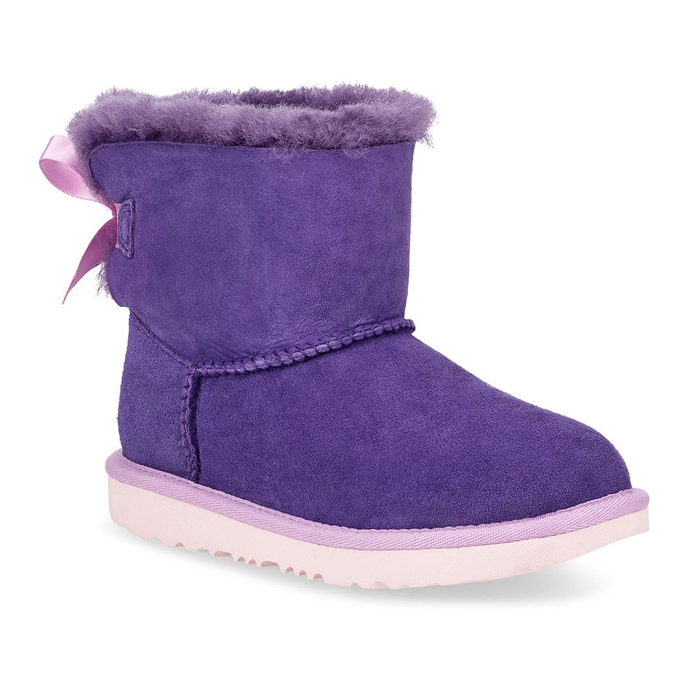 Kid Ugg Mini Bailey Bow II Boots Purple