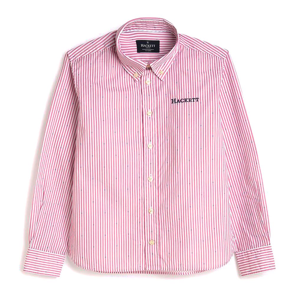 Boy Hackett Bengal H Print Long Sleeve Shirt Pink