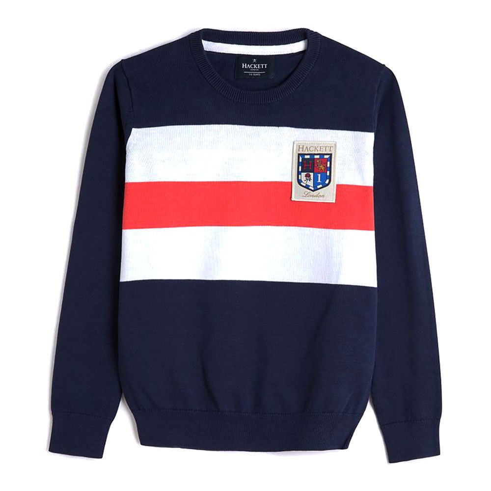 Boy Hackett Block Stripes Sweater Blue