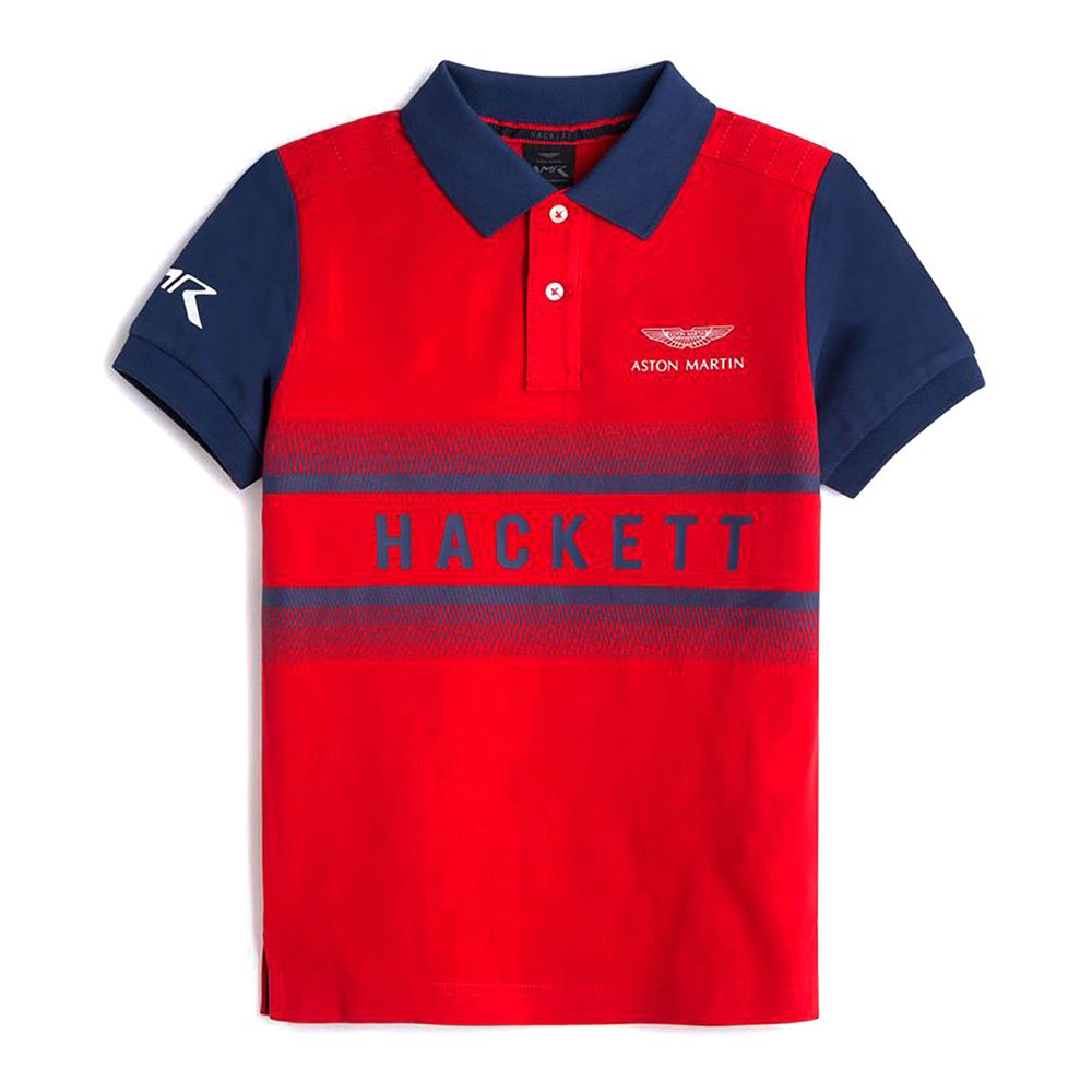 Boy Hackett AMR Short Sleeve Polo Shirt Red