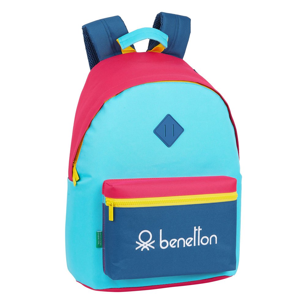 Suitcases And Bags Safta Benetton Colorine 14.1´´ Backpack Blue