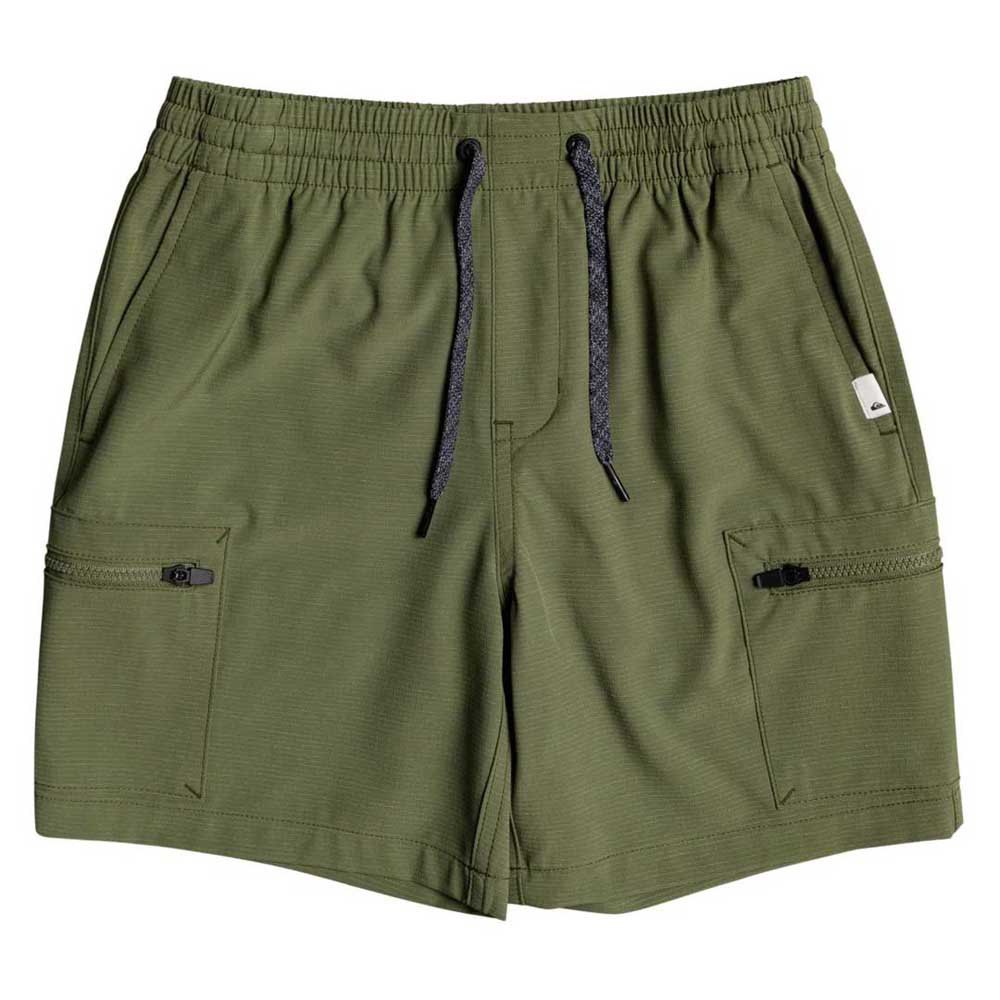 Clothing Quiksilver Elastic Cargo Amphibian Youth 15´´ Swimming Shorts Green