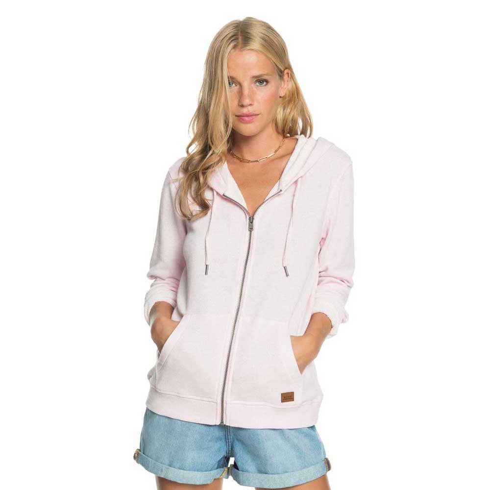 Clothing Roxy Perfect Wave Full Zip Sweatshirt Pink