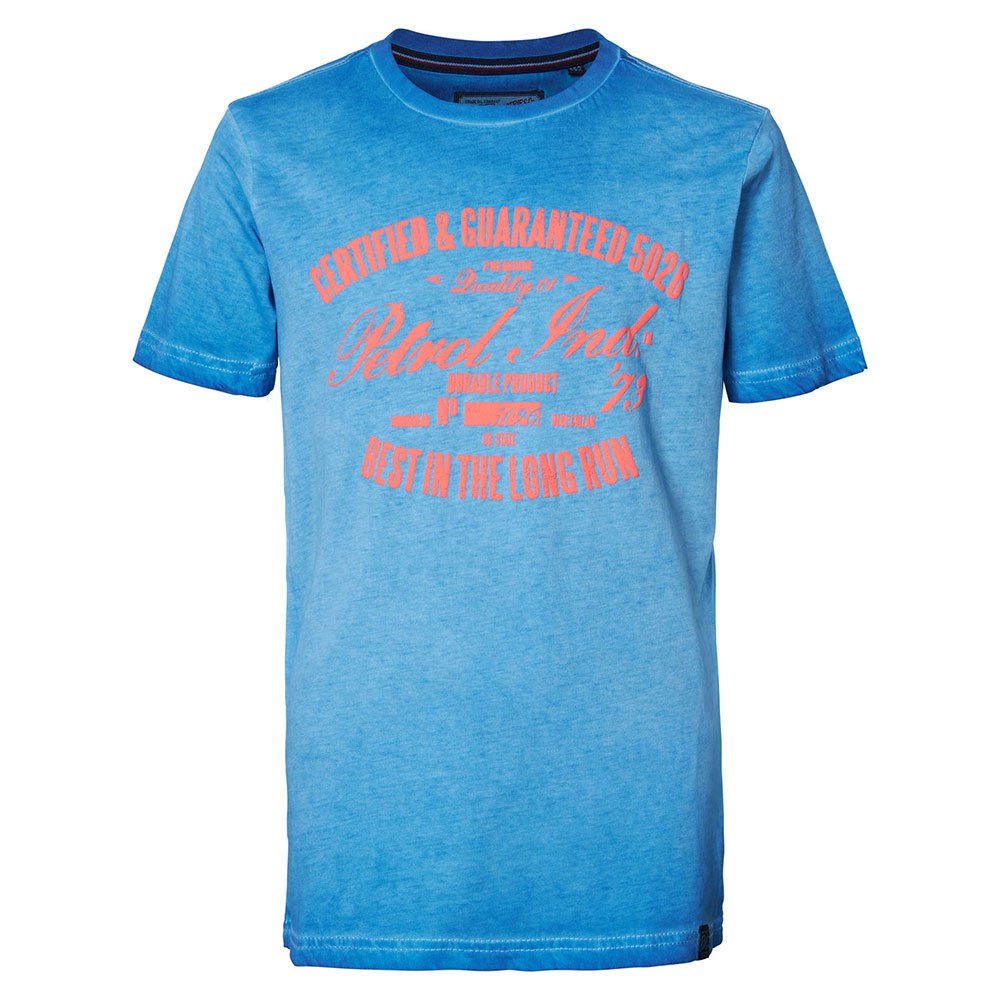 Boy Petrol Industries 1010-TSR607 Short Sleeve T-Shirt Blue