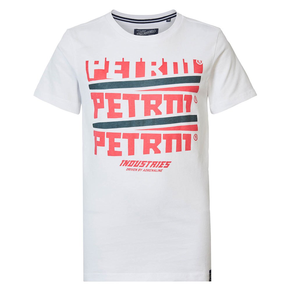 Boy Petrol Industries 1010-TSR612 Short Sleeve T-Shirt White