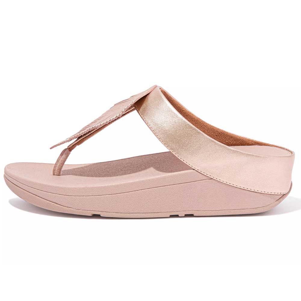 Sandales Fitflop Tongs Fino Feather Rose Gold