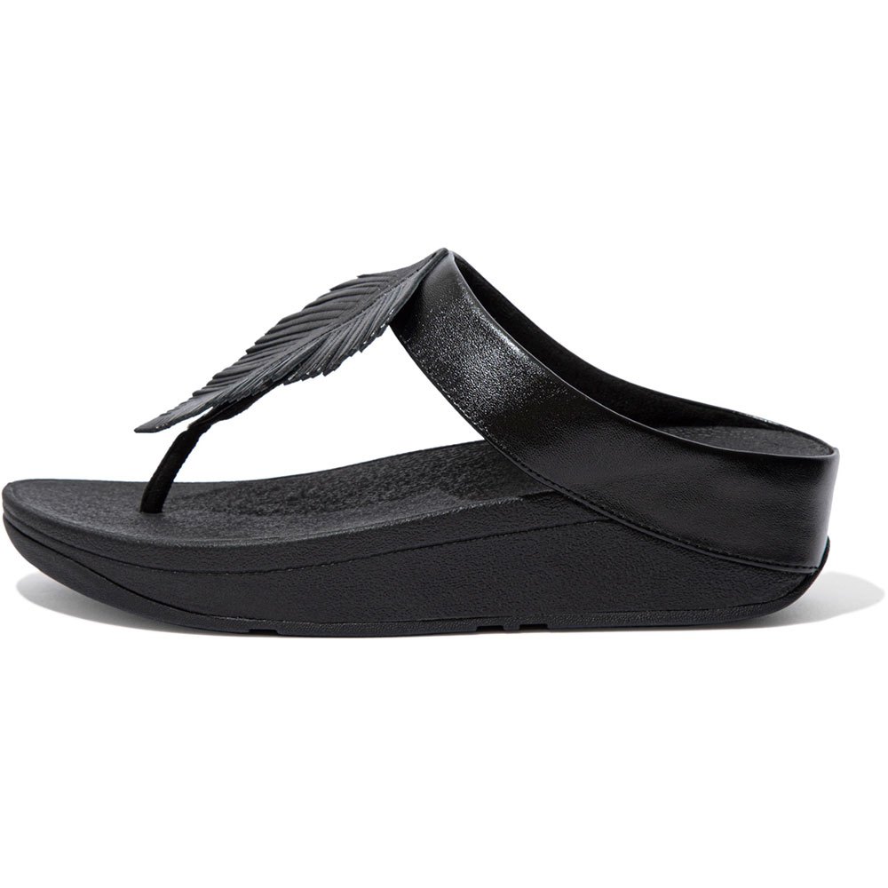Sandales Fitflop Tongs Fino Feather Black