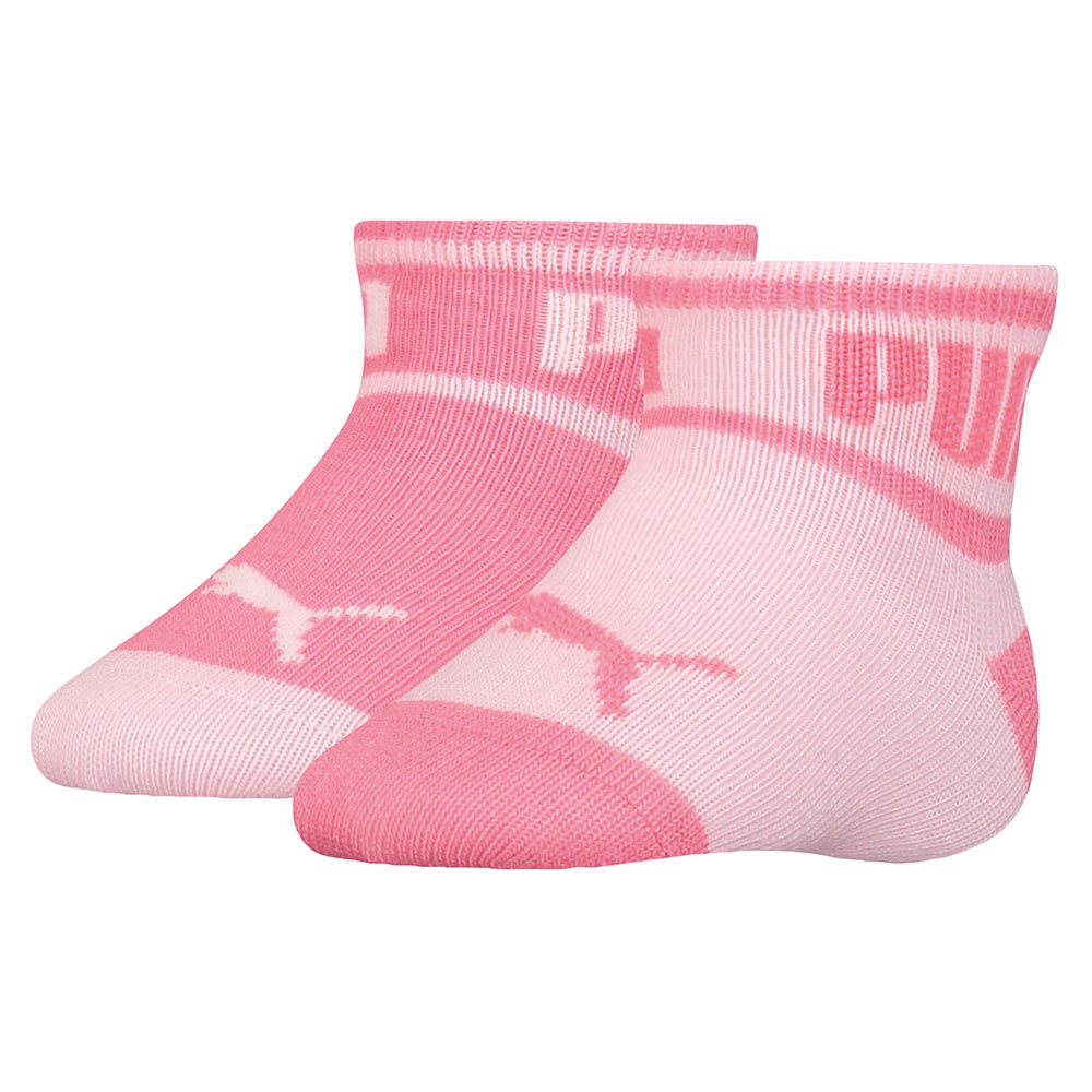 Clothing Puma Wording Baby Socks 2 Pairs Pink
