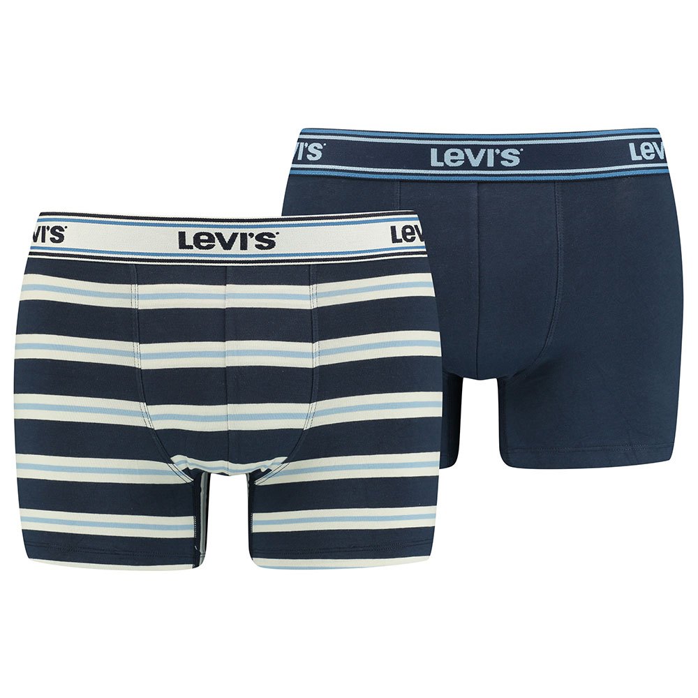 Underwear Levi´s® Sporty Striped Boxer 2 Units Blue