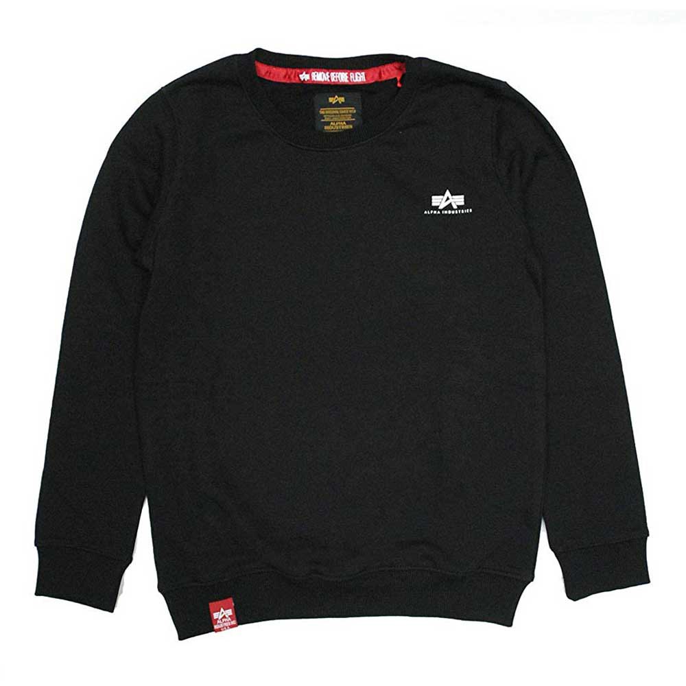 Boy Alpha Industries Basic Sweatshirt Black