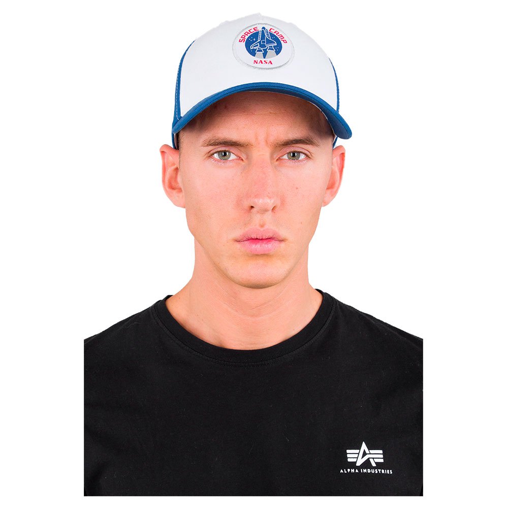 Caps And Hats Alpha Industries Space Camp Cap White