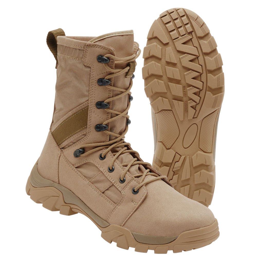 Men Brandit Defense Hiking Boots Beige