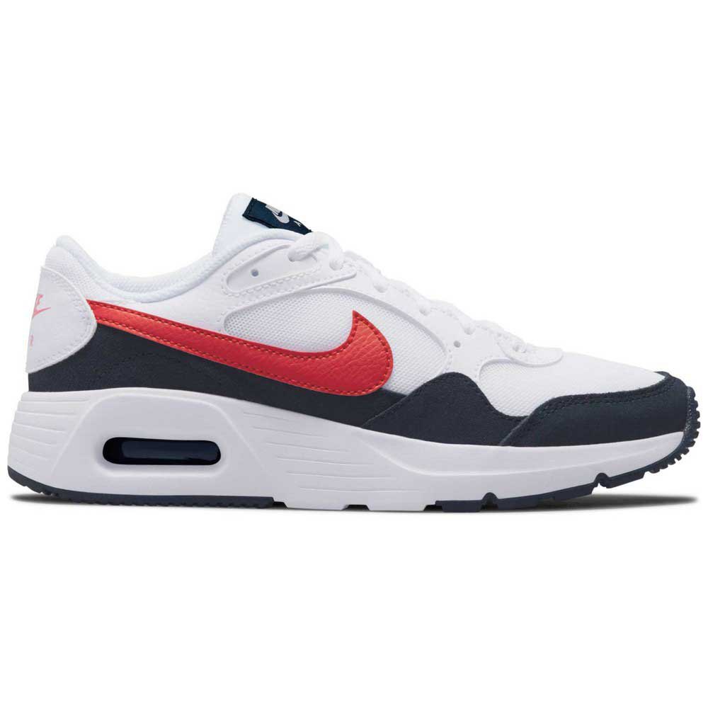 Chaussures Nike Formateurs Air Max SC GS White / University Red / Obsidian