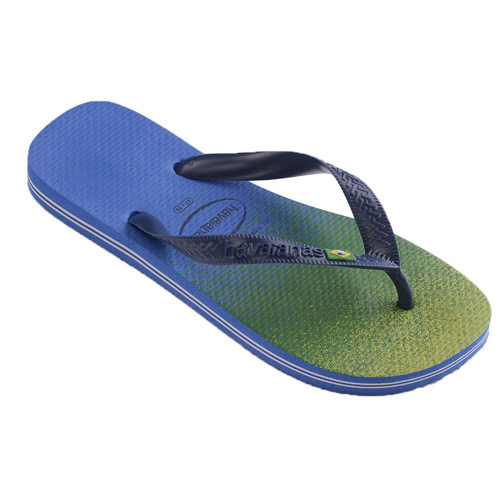 Men Havaianas Brasil Fresh Flip Flops Blue
