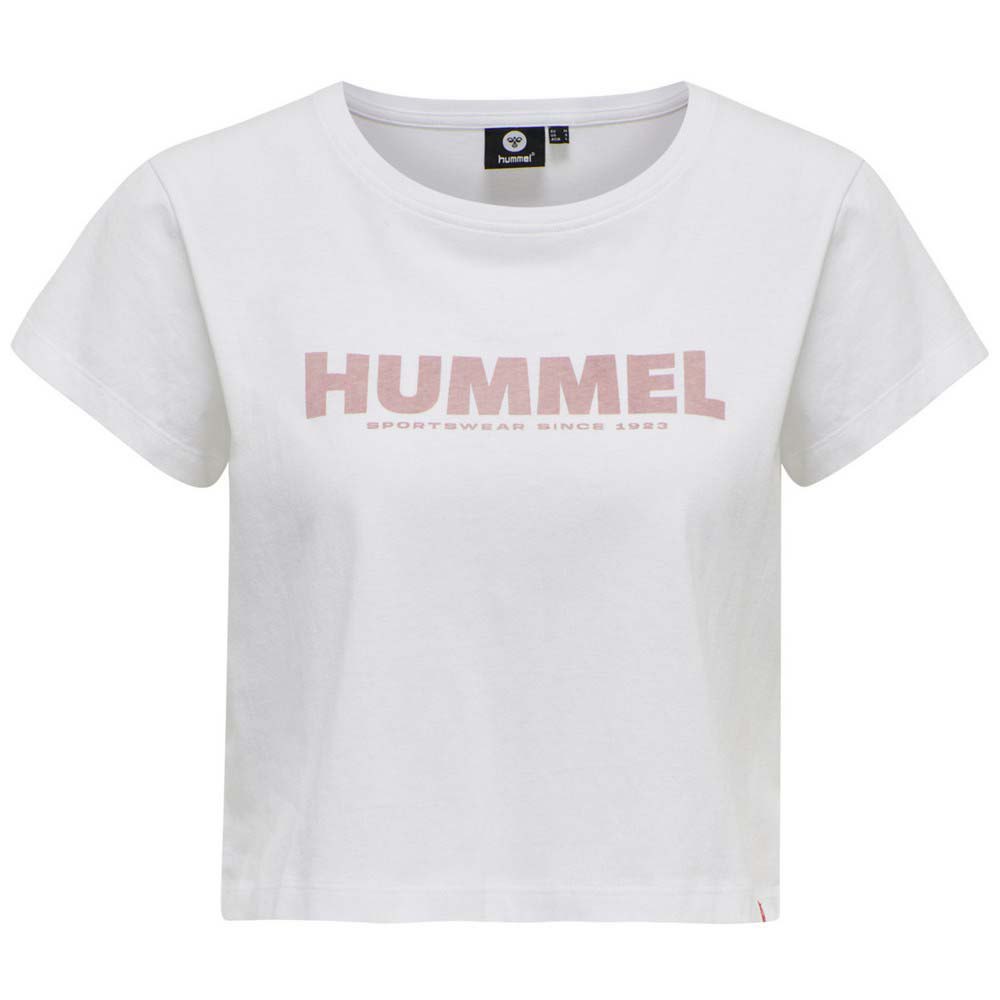 Clothing Hummel Legacy Cropped Short Sleeve T-Shirt Pink