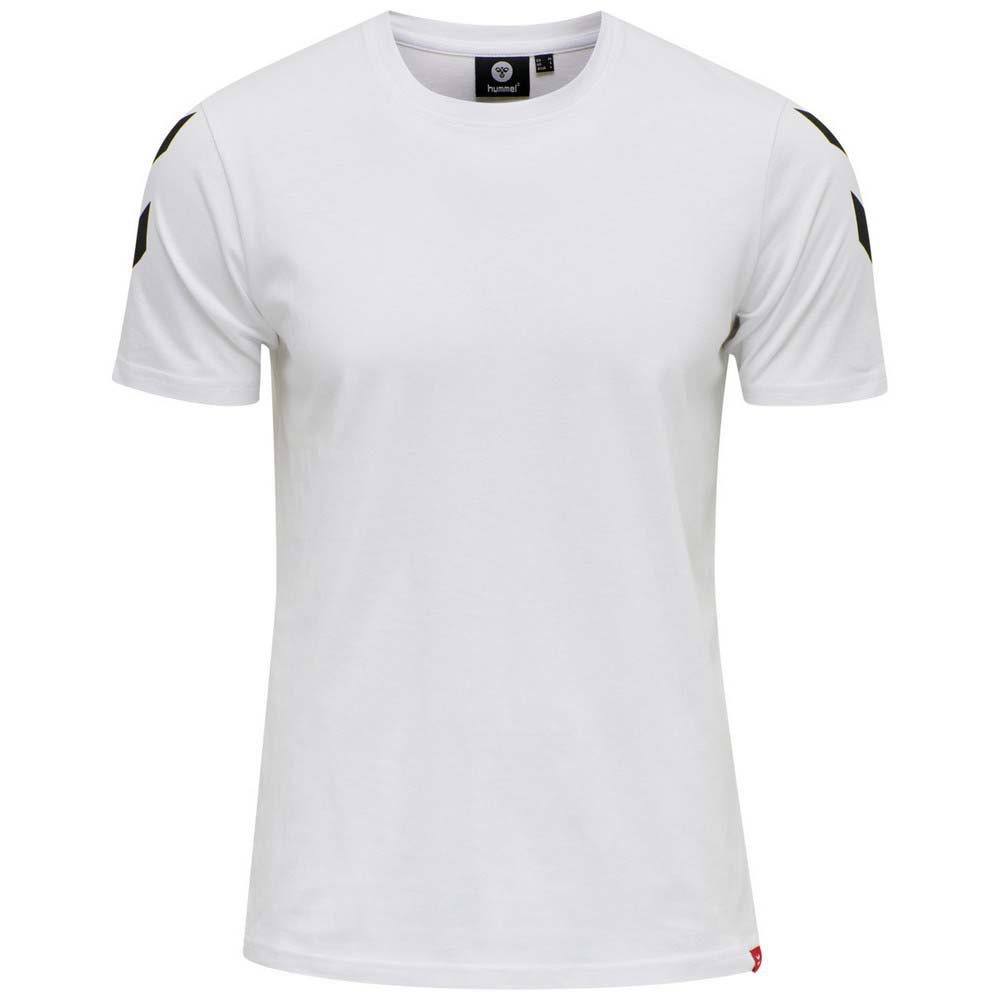 Men Hummel Legacy Chevron Short Sleeve T-Shirt White