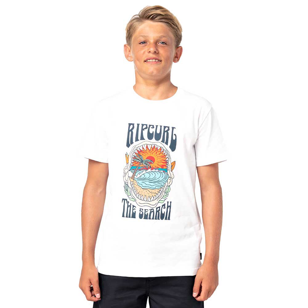 Boy Rip Curl Jawbreaker Short Sleeve T-Shirt White
